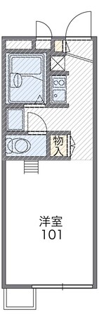 レオパレスｍ２の物件間取画像